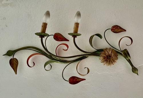 Vintage french toleware twin - toleware,