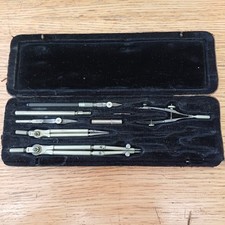 Antique RIEFLER Drafting Tools Set Original Box German Quality See Description 