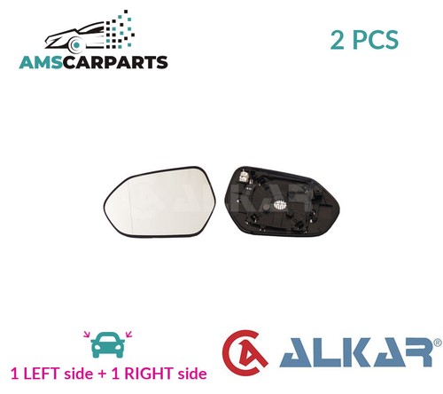 Rear view mirror glass pair - rear,