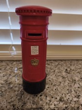 Royal Mail Post Office Red Post Box Money Box