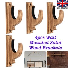 4x Universal Wooden Wall Mount