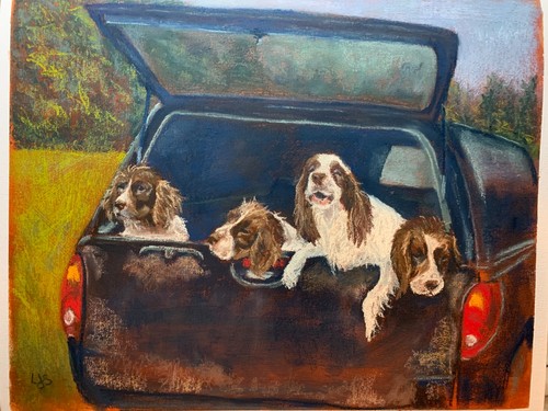 Art original working dogs - dogs", in