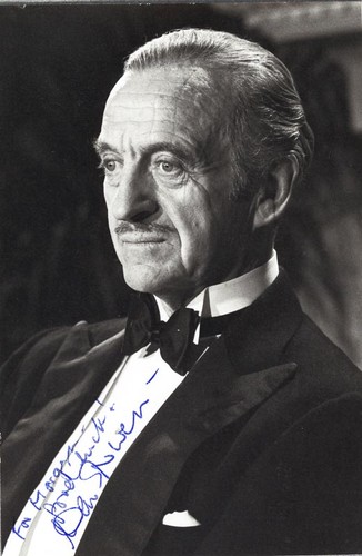 David niven autographed - david,
