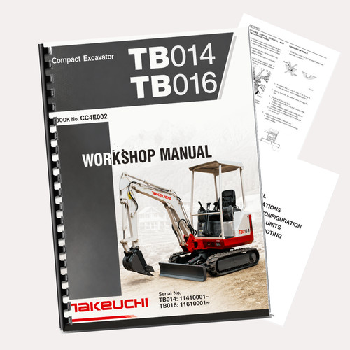 Takeuchi tb014 tb016 - takeuchi, compact