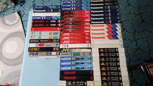 Vhs tapes home recordings - vhs,