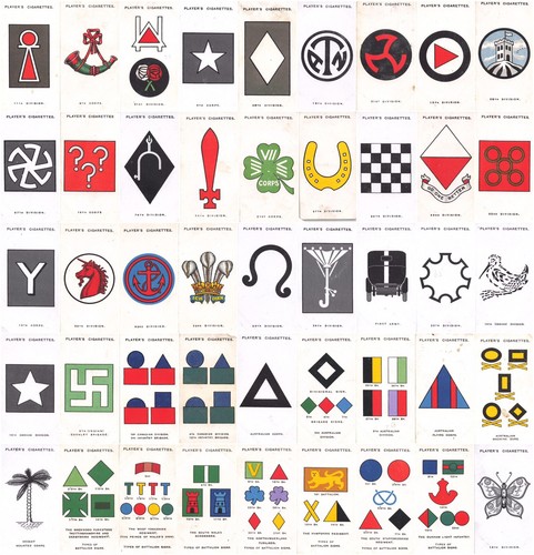 Army corps divisional signs - &,