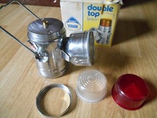Vintage Vidor Double Top Torch Lamp Lantern - Boxed.