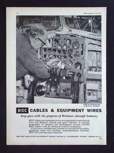 Original 1965 advert - 1965, bicc
