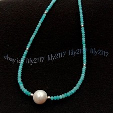 2x4mm Faceted Blue Amazonite