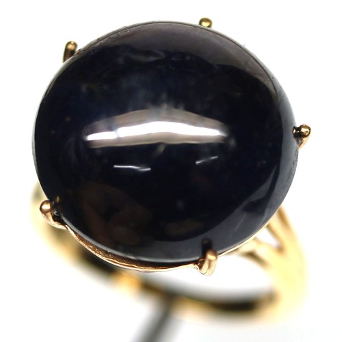 Natural blue sapphire ring - natural,