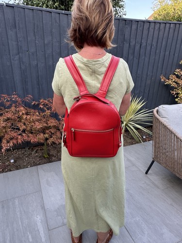 Aspinal london red - of, leather