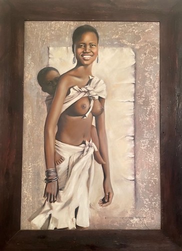 Original oil painting elga - original,