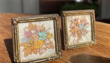 Miniature Dry Flower Pictures Dollhouse Frame Photo Frame
