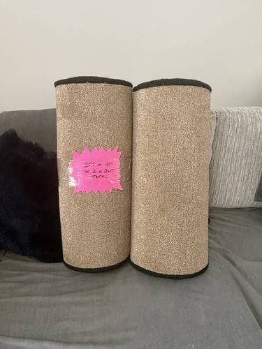 Beige brown stair carpet - stair,