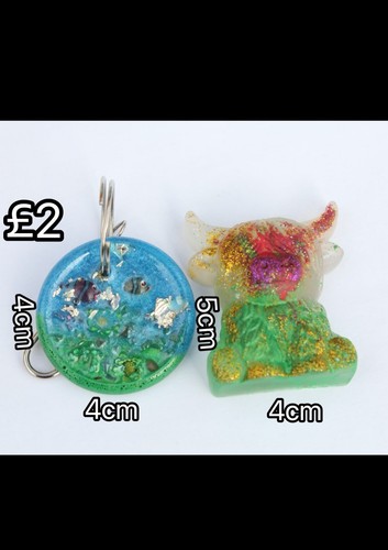 Resin highland cows - resin,