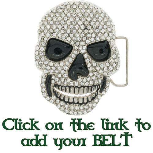 Bling diamante skull - bling,