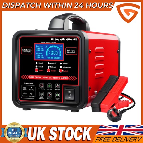 Car battery charger heavy duty - battery,