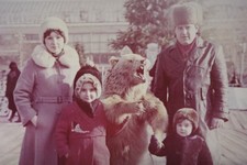 1992 Color Photo Family at New