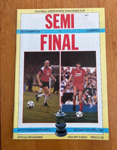 Southampton liverpool cup - v, fa