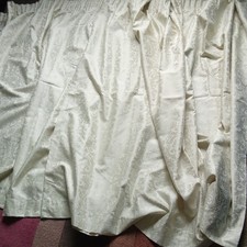 Vintage Dorma Ivory Damask