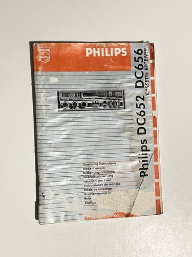 Vintage philips dc652 dc656 - philips, dc652/dc656