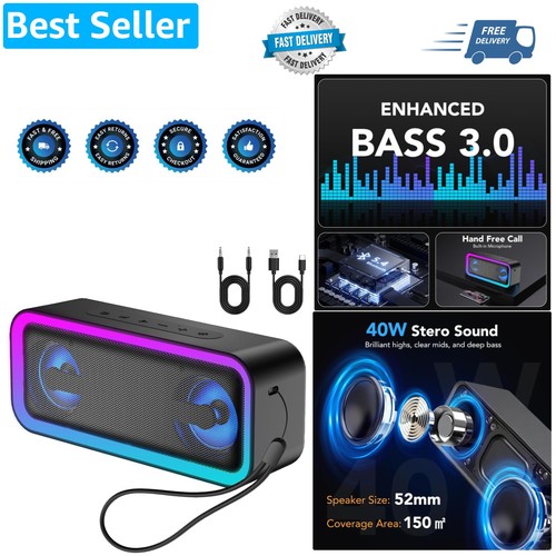 Bluetooth speaker 40w - speaker,, loud
