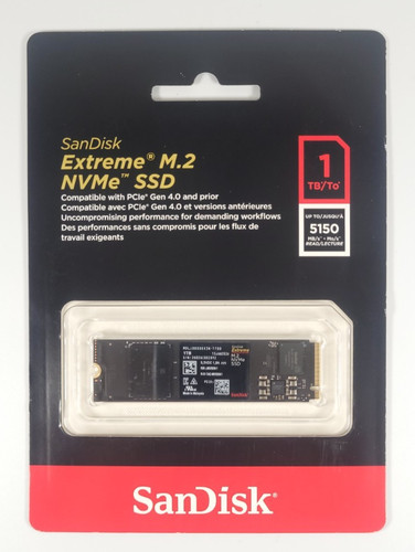 Sandisk extreme 1tb nvme - extreme, m.2