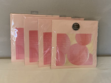 4 Ginger Ray - Baby Pink - Paper Lanterns - 5 Pack - NEW
