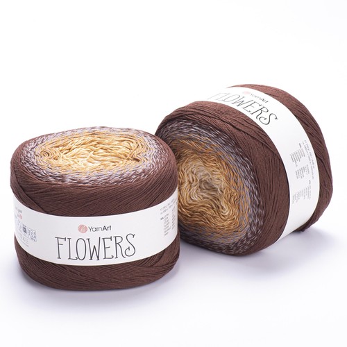 Yarn art flowers - yarn, 250g