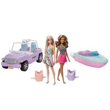 Barbie Purple Jeep And Speed