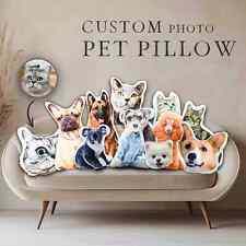Personalised 3D Pet Cushion Pillow Photo Upload Custom Gift Pet Lovers & Owners
