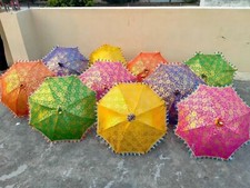 10 PC Lot Indian Umbrella