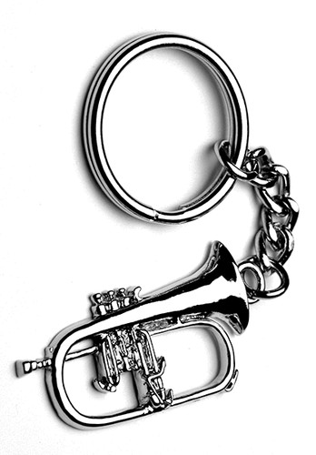 Flugel horn keyring music - -,