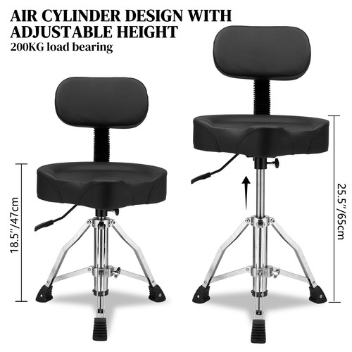 Drum throne with backrest - throne,