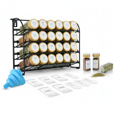 2-in-1 Spice Rack Stand 4 Tier