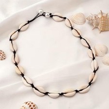 Handmade natural white cowrie - handmade,