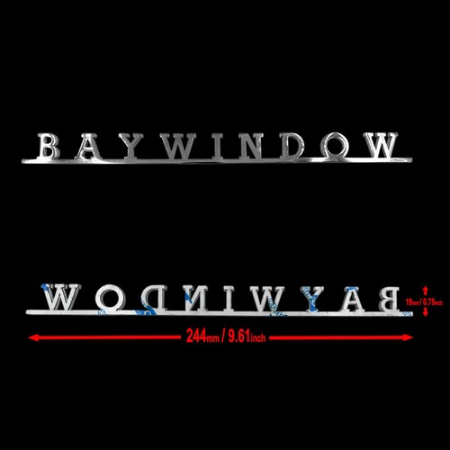 Bay window stainless decklid - window,