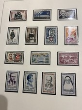 French Stamps 1961 Collection
