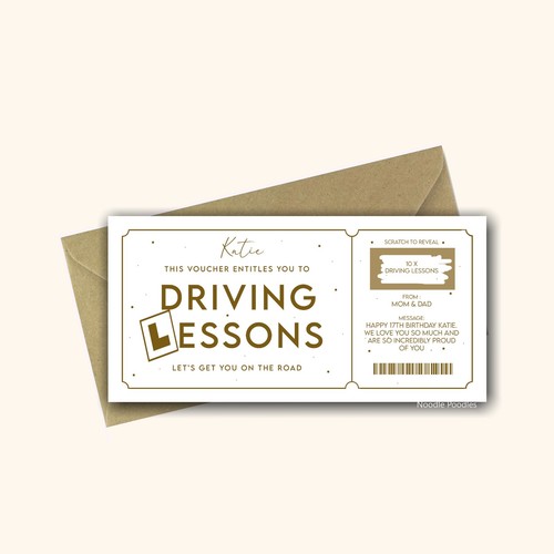 Personalised handmade driving - handmade,