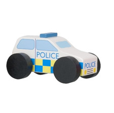 First police car wooden - car,
