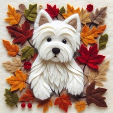 Single Luxury Westie Westy Birthday Greeting Card Dog Gift/Present AUT