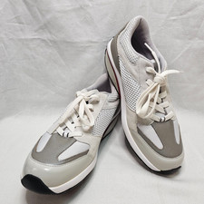*MBT The Anti Shoes Grey Leather Running Athletic Lace Up Sneaker Womens Size 9*