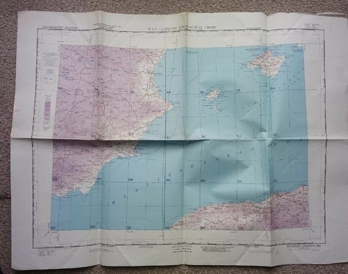 Raf 1959 cold war map - cold,