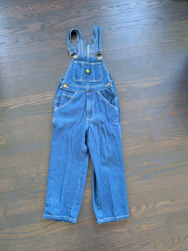John deere jean overalls kids - john,