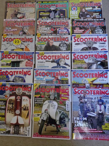 Scootering magazines x18 issue - scootering,