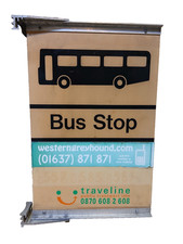 Vintage Rare Pole Plastic Bus