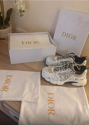 Dior white black low top - dior,
