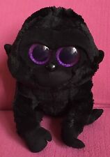 Ty Beanie Buddies George The Gorilla Black Soft Plush Toy 9” 2017 TySilk