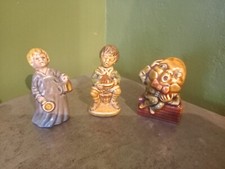 Vintage Wade Whimsies. Humpty Dumpty, Wee Willie Winkie,  Jack Horner.