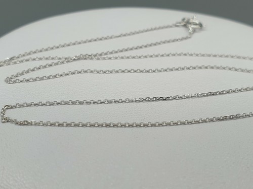 Sparkly 9ct white gold belcher - gold,